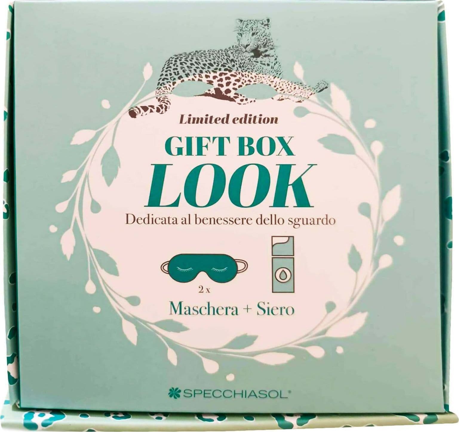 Gift Box Cofanetto Regalo Look 2 Maschera + Siero 30 Ml Benessere Dello Sguardo Limited Edition A Sostegno Parco Natura Viva Specchiasol in Set regalo Farmacia Centrale M.le Iadevaia - Maddaloni, commercioVirtuoso.it