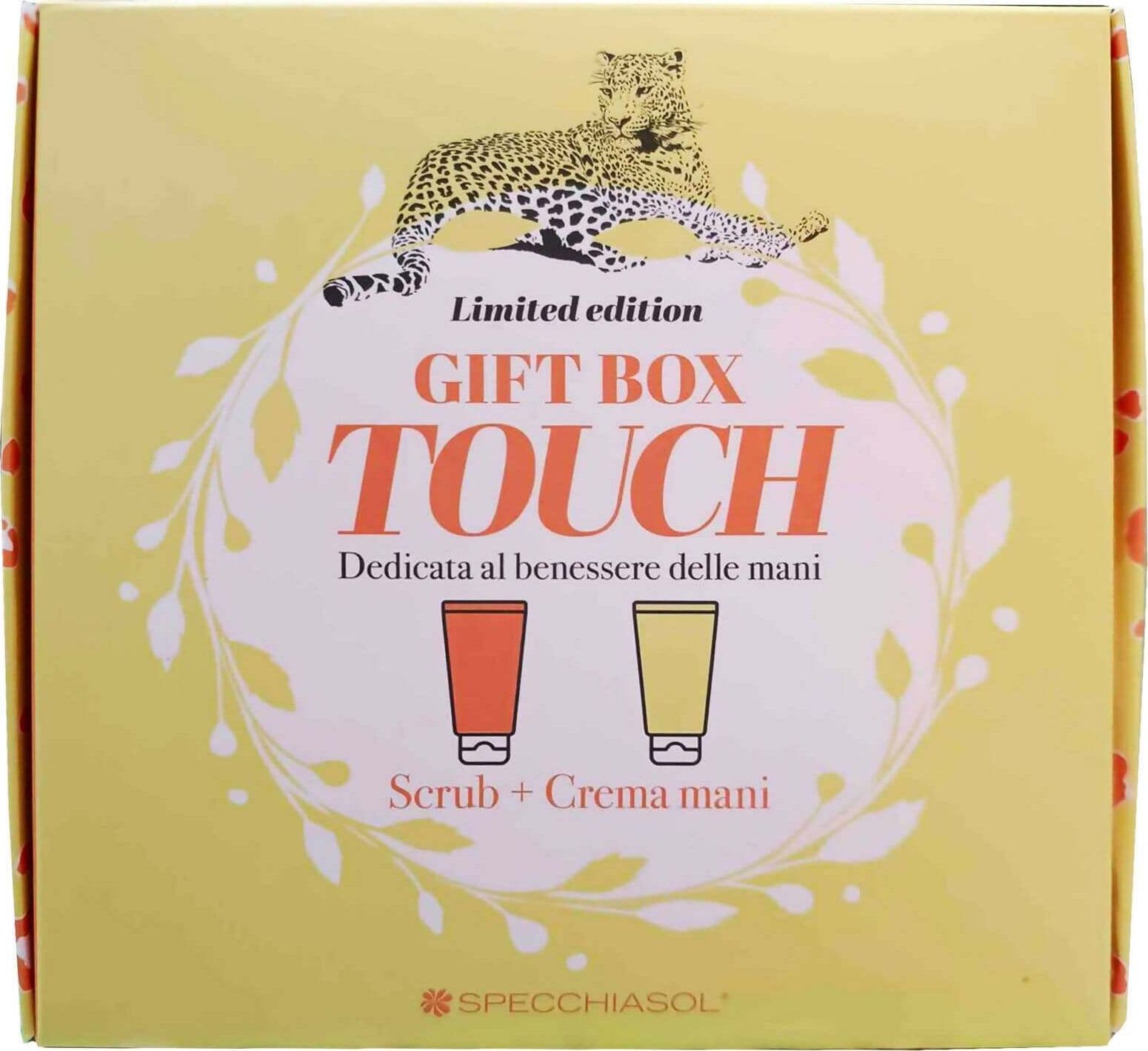 Gift Box Touch Cofanetto Regalo Scrub+crema Mani Limited Edition A Sostegno Del Parco Natura Viva Specchiasol in Set regalo Farmacia Centrale M.le Iadevaia - Maddaloni, commercioVirtuoso.it