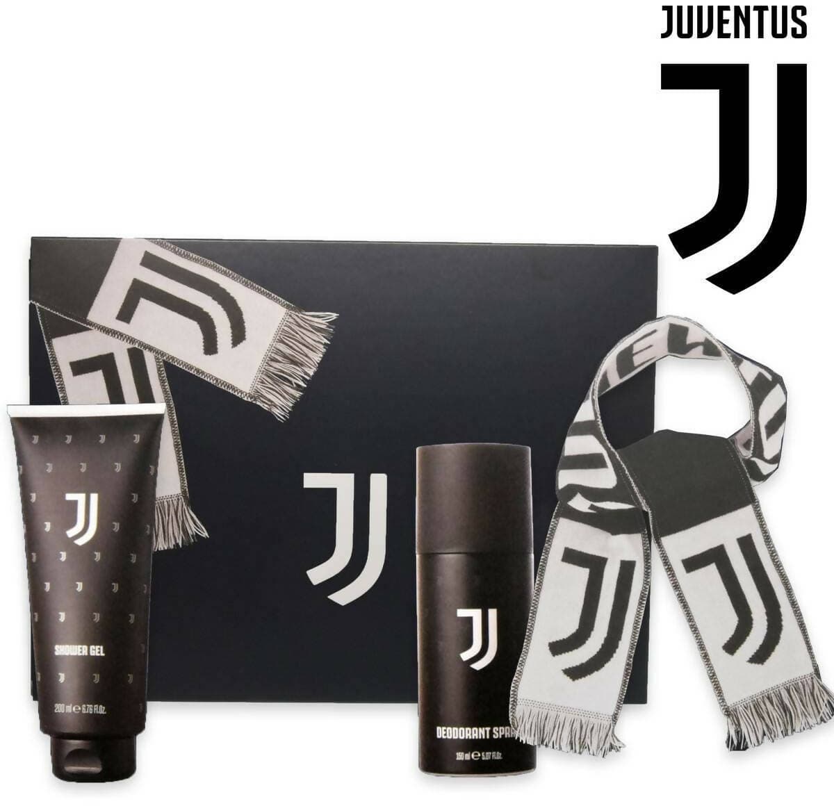 Gift Set Uomo Deo150ml + Shower Gel 200ml + Sciarpa Prodotto Ufficiale Juventus in Set e kit Cartoleria Deja Vu - Crotone, commercioVirtuoso.it