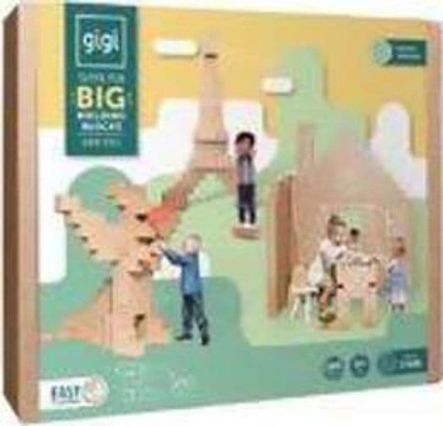 Gigi Blocks 100 XXL MATTONI DI CARTONE Papau - Giammoro, Commerciovirtuoso.it