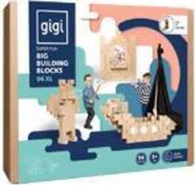 Gigi Blocks 96 XL MATTONI DI CARTONE Papau - Giammoro, Commerciovirtuoso.it