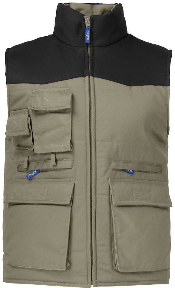 Gilet Da Lavoro Multitasche Imbottito Projob® Giacca Con Tasche E Cerniere Tecnica per Meccanico Magazzino Cantiere Pescatore Faidate Gommista in Abbigliamento tecnico e protettivo Dresswork - Como, commercioVirtuoso.it