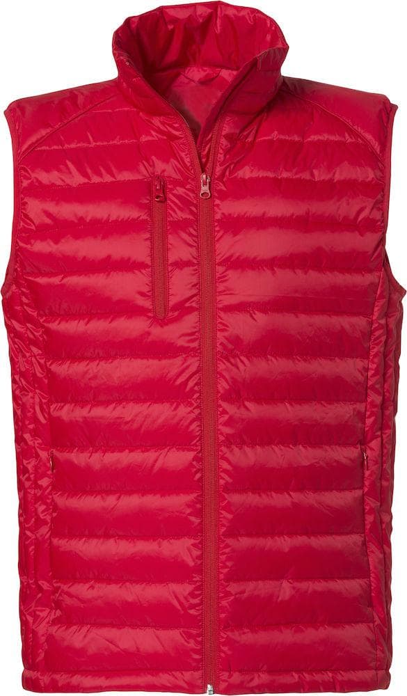 Gilet Hudson Rosso Donna Piumino Smanicato con Tasche in Giacche impermeabili Dresswork - Como, commercioVirtuoso.it