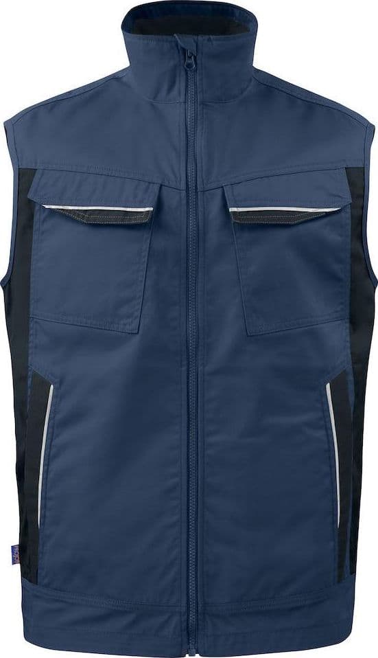 Gilet Multitasche Blu Gilet Meccanico Officina Industria Tasche Rinforzate in Gilet antinfortunistici Dresswork - Como, commercioVirtuoso.it