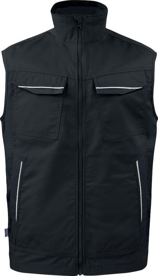 Gilet Multitasche Nero Gilet Meccanico Officina Industria Tasche Rinforzate in Gilet antinfortunistici Dresswork - Como, commercioVirtuoso.it