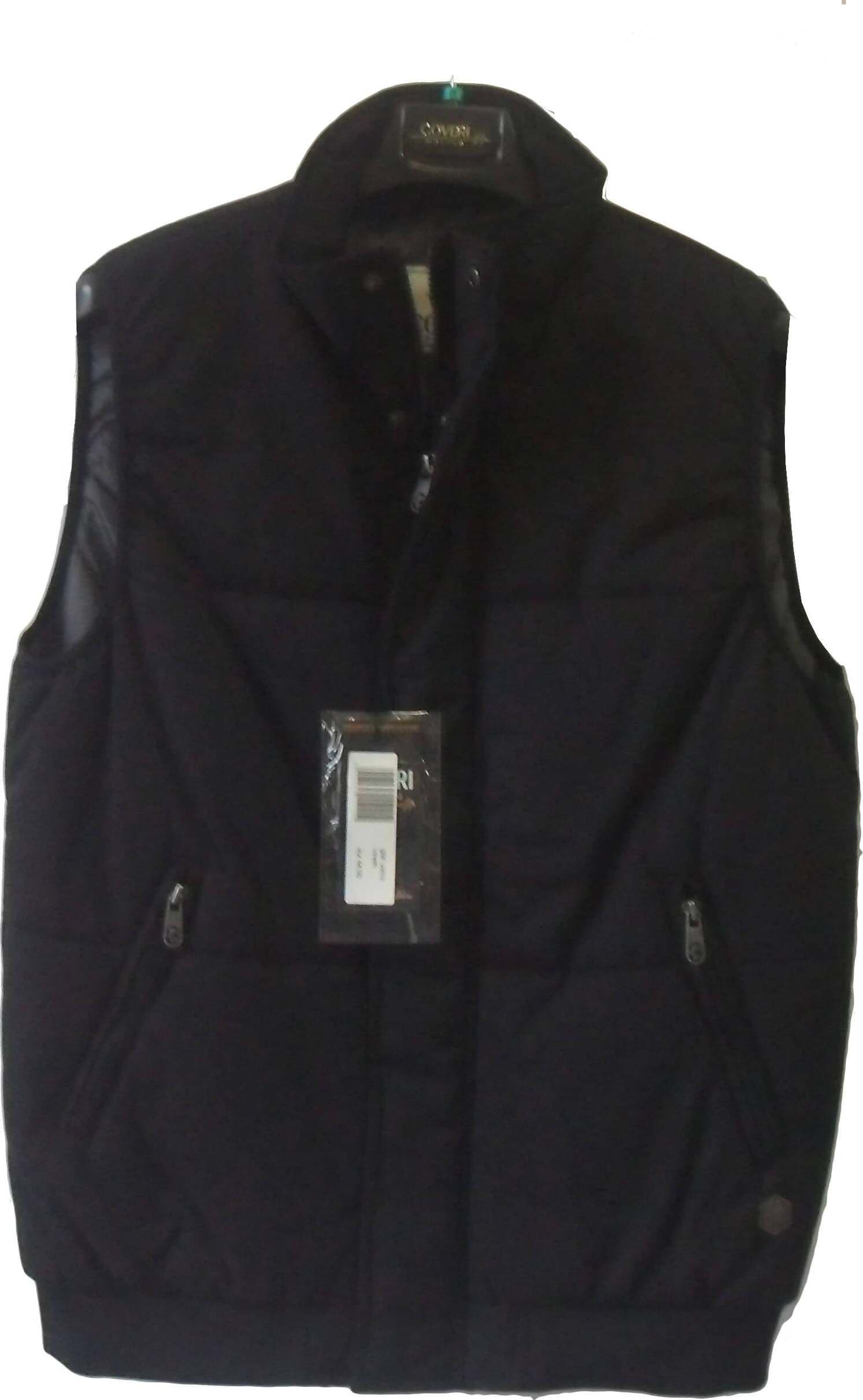 Gilet nero da Uomo con zip caldo gilet in materiale impermeabile art. gb1220 Coveri Moving gilet uomo L'Orchidea - Siderno, Commerciovirtuoso.it