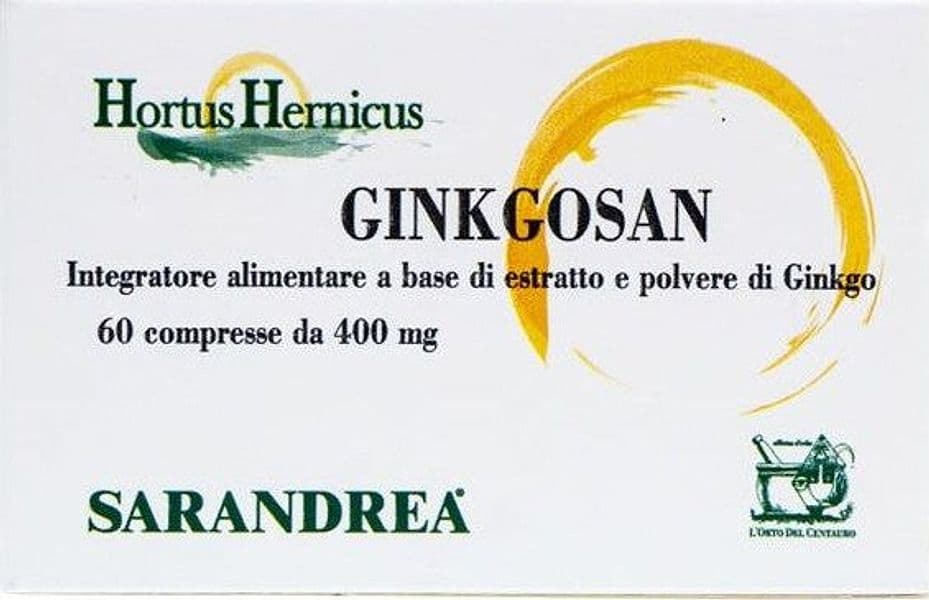 GINKGOSAN integratore alimentare 60 compresse da 400 mg Sarandrea