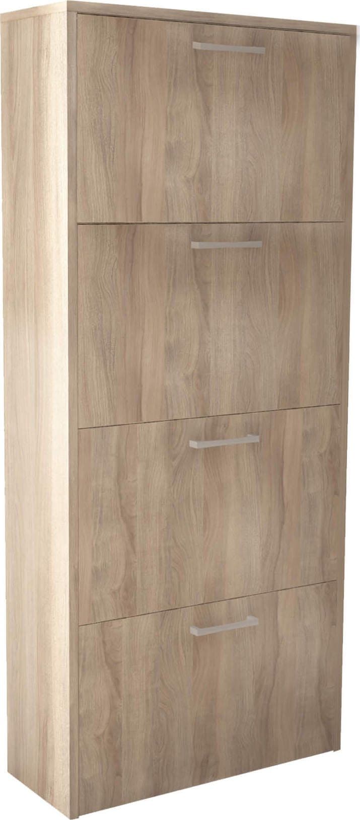 GINKO---scarpiera-4-ante-a-ribalta-Marrone-chiaro-Milani-Home