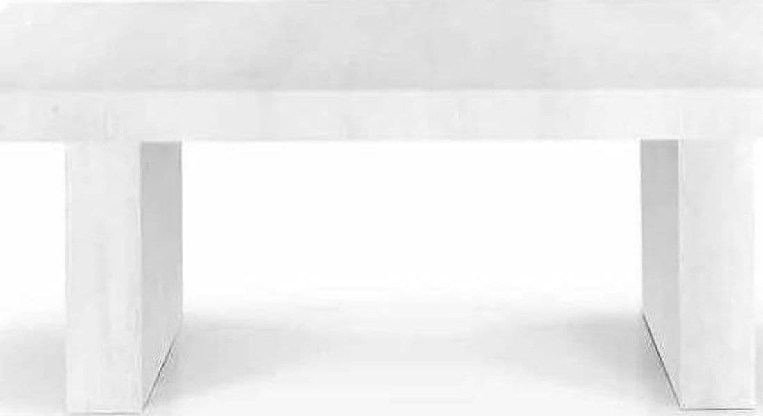 GINNY---tavolo-bianco-effetto-consumato-cm-90x160/210/260/310/360/410x75-h-Bianco-Milani-Home