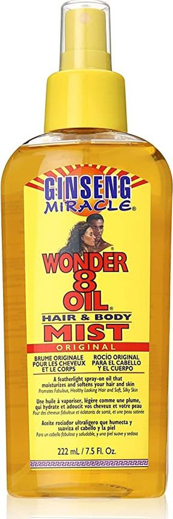 GINSENG MIRACLE WONDER 8 OLIO PER CAPELLI E CORPO 222ml PER CAPELLI . in Oli per capelli Agbon - Martinsicuro, commercioVirtuoso.it
