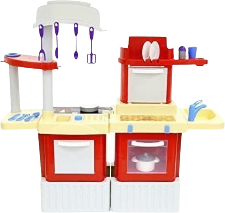 Giocattoli Polesie - Cucina Infinity Basic Giocattoli Polesie - Cucina Con Forno E Fornello per Bambini Cucina Giocattolo in Plastica Con Accessori - Piatti, Attrezzi, Scomparti, Rubinetto E Lavabo Forno, Bianca/Rossa 88 x 22 x 60 cm Giochi e giocattoli/Giochi d'imitazione e accessori di travestimento/Cucina/Mini elettrodomestici Liquidator Italia - Nicosia, Commerciovirtuoso.it