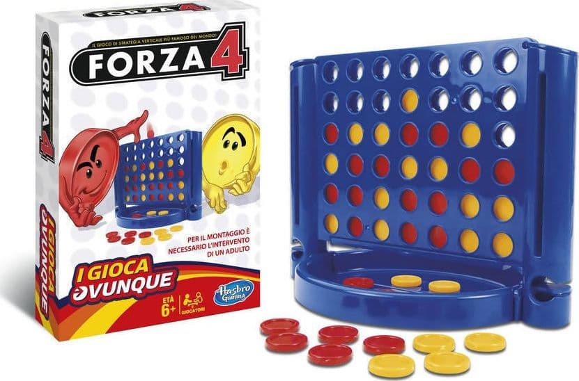 Giocattolo Forza 4 da viaggio - Hasbro Gaming - Forza 4 Travel Gioco in Scatola portatile da tavolo in Giochi con tessere Cartoleria Soluzione - Milazzo, commercioVirtuoso.it