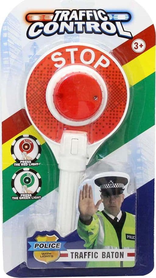 Giocattolo-Paletta-Polizia-Traffic-Control-DISTRIBUTORI-GIOCATTOLI-Dg-Distribuzione-Giocattoli