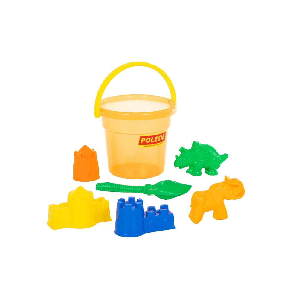 Giocattolo per Spiaggia per Bambini + 2anni Polesie Trampoliere Maxi Bucket / Spade and Sand Stampi in Plastica 5 Forme Giochi e giocattoli/Sport e giochi all'aperto/Sabbiere e giocattoli da spiaggia/Giocattoli per sabbia e spiaggia Liquidator Italia - Nicosia, Commerciovirtuoso.it
