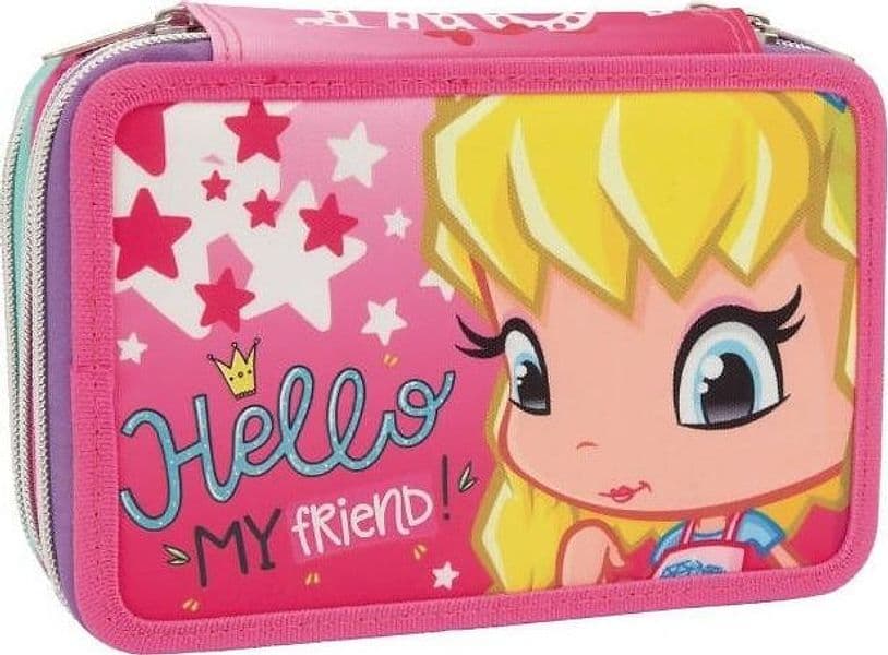 Giochi Preziosi Astuccio Scuola Bambine Hello My Friend! Astuccio Triplo Pinypon 3 Scomparti E 3 Zip in Astucci Cartoleria Deja Vu - Crotone, commercioVirtuoso.it