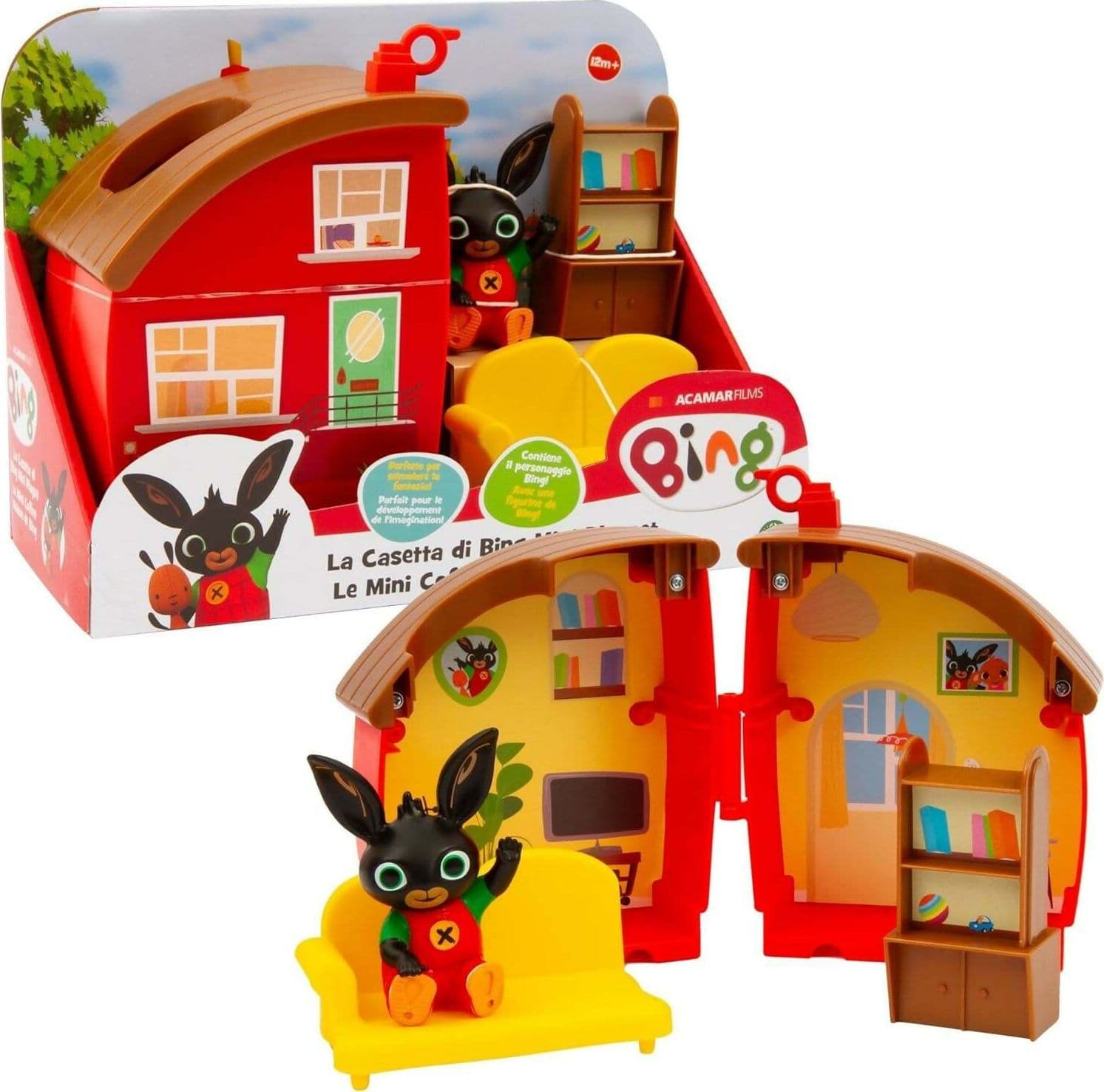 Giochi Preziosi Bing - Mini Playset Apribile Della Casetta Di Bing Composta Da 2 Stanze, Accessori E Con Personaggio Incluso, Per Bambini A Partire Dai 12 Mesi in Set da gioco con pupazzetti Cartoleria Deja Vu - Crotone, commercioVirtuoso.it