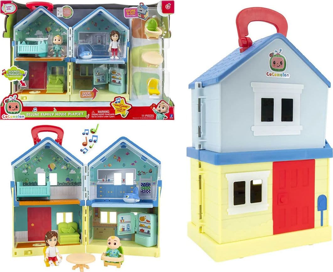 Giochi Preziosi Cocomelon Casa Deluxe Family House in Set da gioco con action figure Cartoleria Deja Vu - Crotone, commercioVirtuoso.it