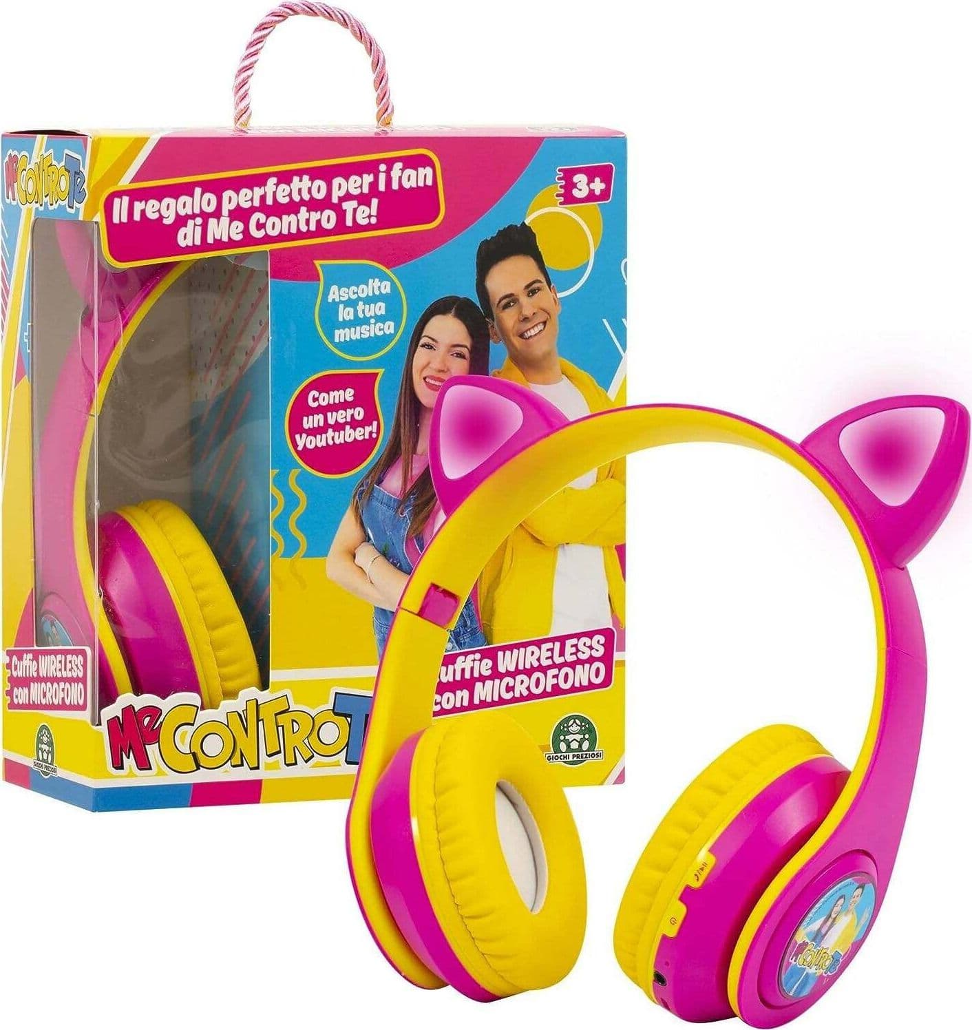 Giochi Preziosi Me Contro Te - Cuffie Wireless Di Lui E Sofi Con Orecchie Luminose Lampeggianti in Cuffie Over-Ear Cartoleria Deja Vu - Crotone, commercioVirtuoso.it