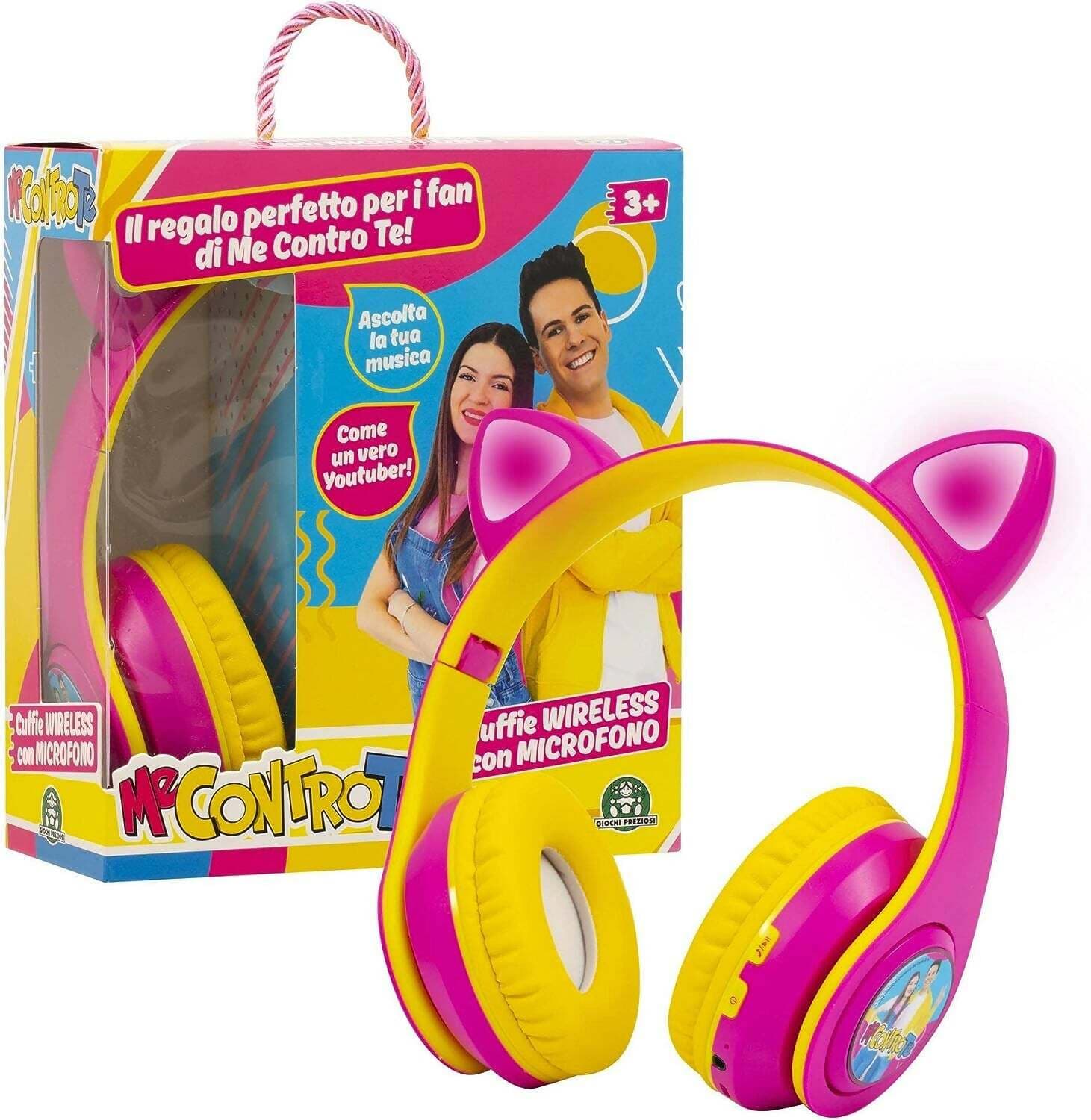 Giochi Preziosi Me Contro Te - Cuffie Wireless Di Lui E Sofi Con Orecchie Luminose Lampeggianti in Cuffie Over-Ear Cartoleria Deja Vu - Crotone, commercioVirtuoso.it