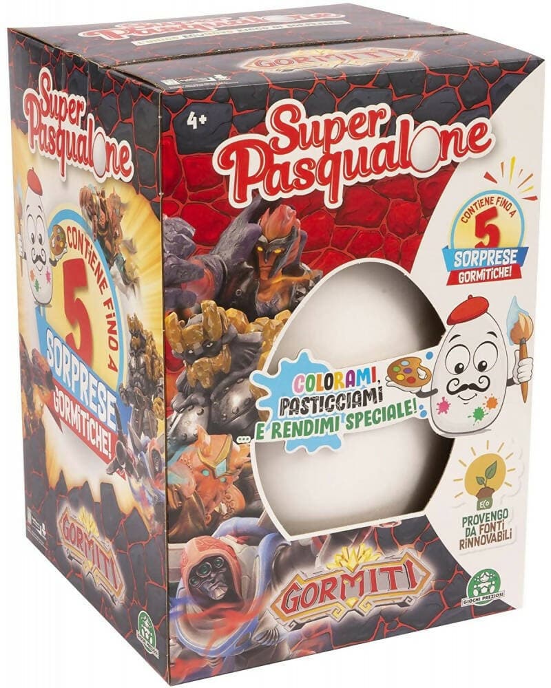 Giochi Preziosi Super Pasqualone Gormiti Uovo Di Pasqua Giocattolo Con Sorprese in Uova di Pasqua giocattolo Cartoleria Deja Vu - Crotone, commercioVirtuoso.it
