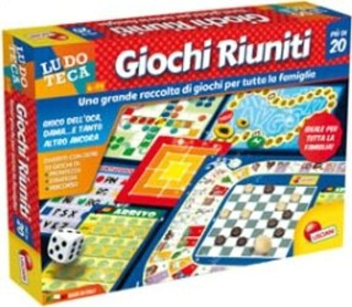 Giochi riuniti + di 20 - Lisciani Giochi e giocattoli/Giochi da tavola di società e accessori/Giochi da tavolo/Giochi di società Eurocartuccia - Pavullo, Commerciovirtuoso.it