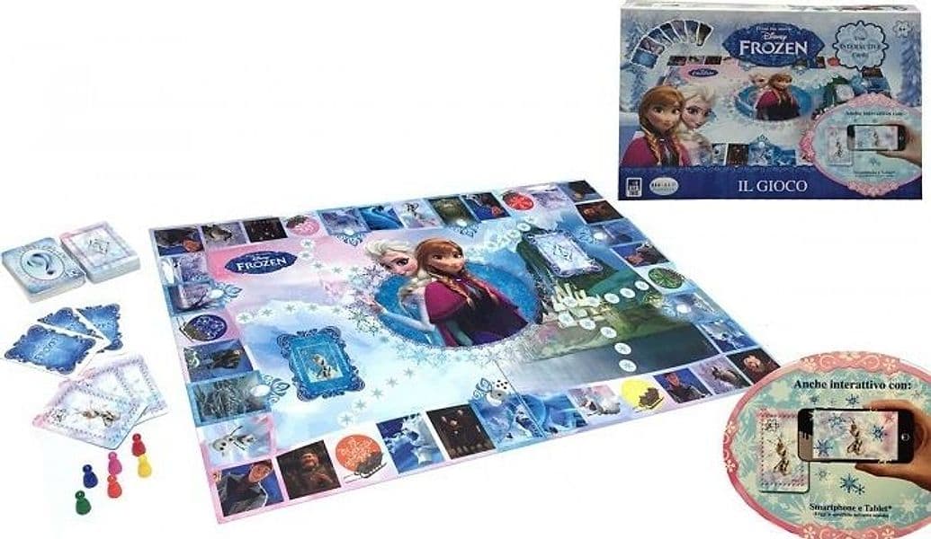 Gioco-Da-Tavolo-Frozen-Interattivo-Fino-A-Sei-Giocatori-Con-Applicazione