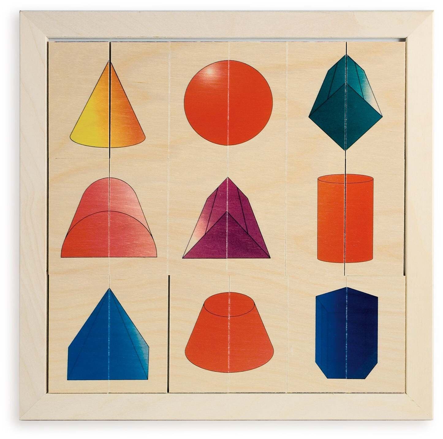 Gioco Delle Metà in Legno per Bambini Puzzle Educativo Dida in Puzzle di legno Dida - Ragusa, commercioVirtuoso.it