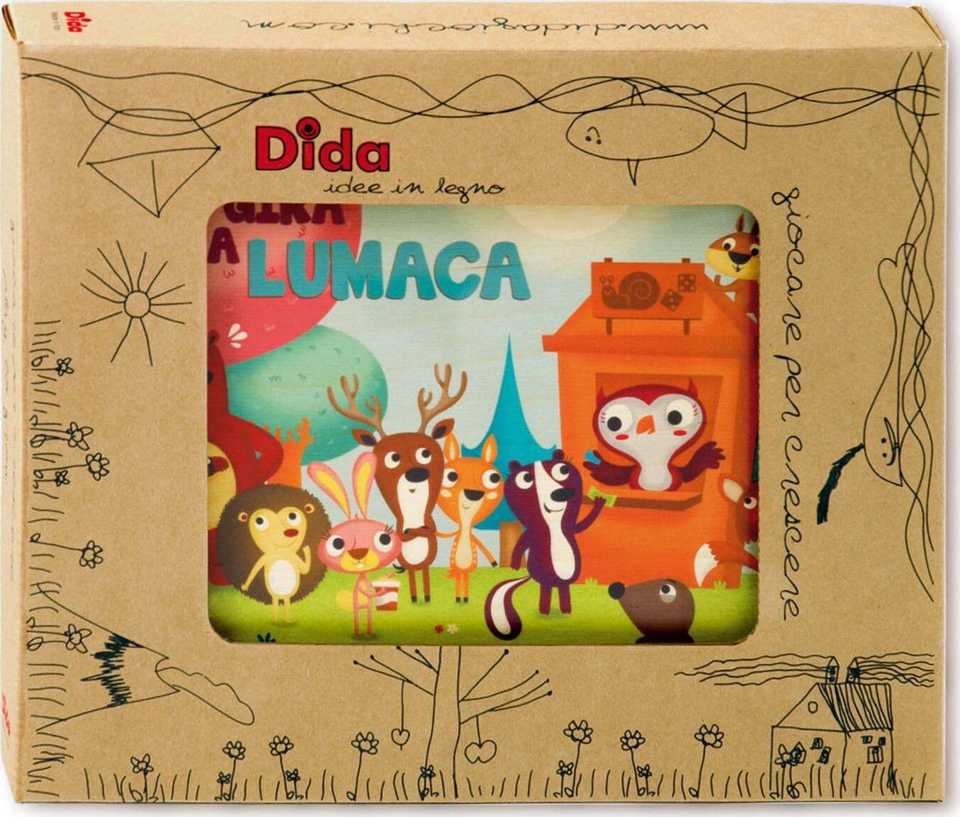 Gioco Dell'oca - Gira Gira La Lumaca per Bambini Dida in Giochi di società Dida - Ragusa, commercioVirtuoso.it