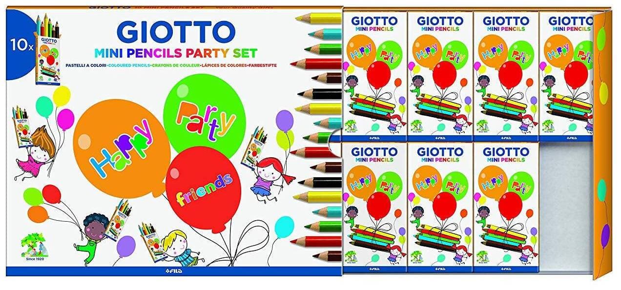 Giotto Mini Pencils Party Gifts 10 Astucci Regalo Da 6 Mini Matite Colorate Per Bambini in Acquarelli Cartoleria Soluzione - Milazzo, commercioVirtuoso.it