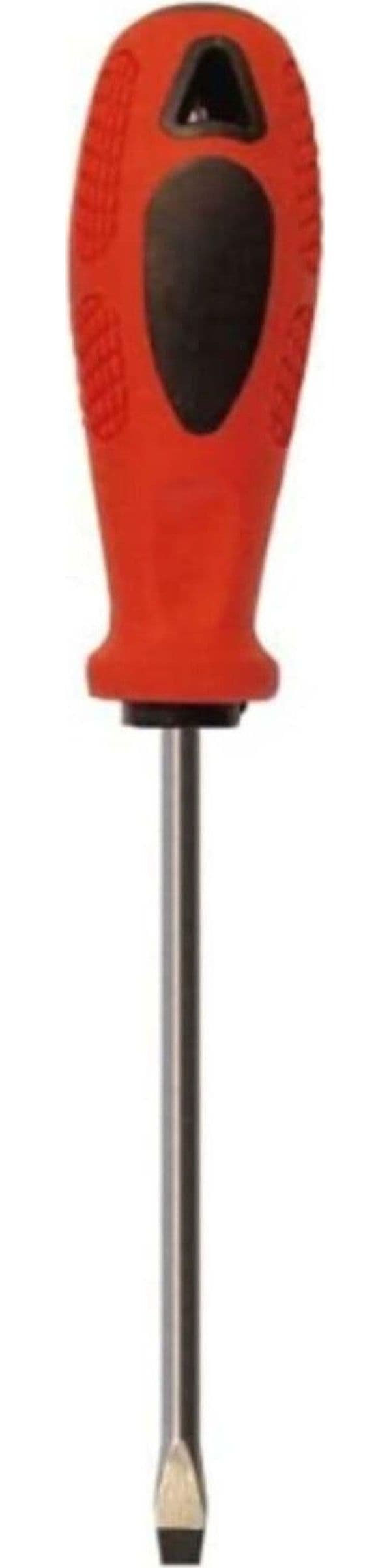 GIRAVITE-PROFESSIONALE-CON-LAMA-A-TAGLIO-8x150MM-MAGNETICA-E-IN-ACCIAIO-CROMO-VANADIO---MANICO-IN-BIMATERIALE-ROSSO/NERO