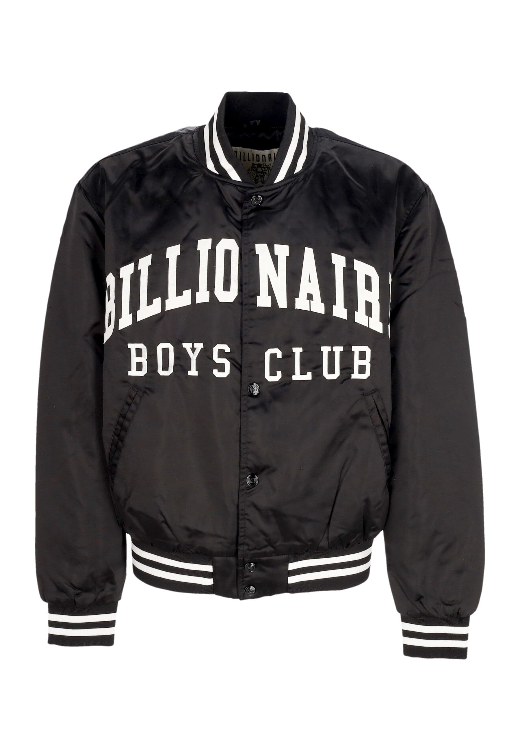 BILLIONAIRE BOYS CLUB Giubbotto Bomber Uomo College Satin Bomber Jacket Black da uomo in Giacche Drestige - Casamassima, commercioVirtuoso.it
