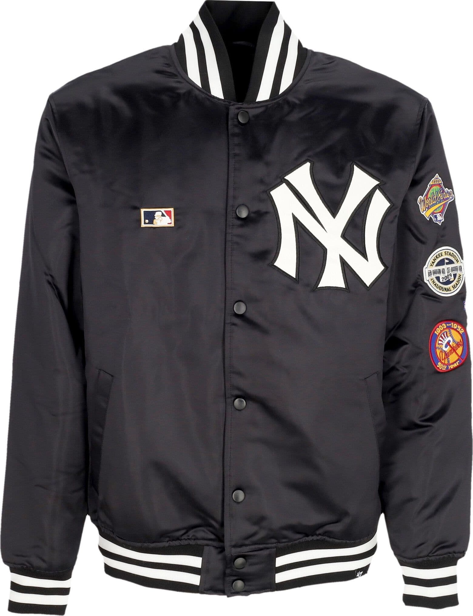 47 BRAND Giubbotto Bomber Uomo Mlb Multi Kingsland Jacket Neyyan Jet Black da uomo in Giacche Drestige - Casamassima, commercioVirtuoso.it