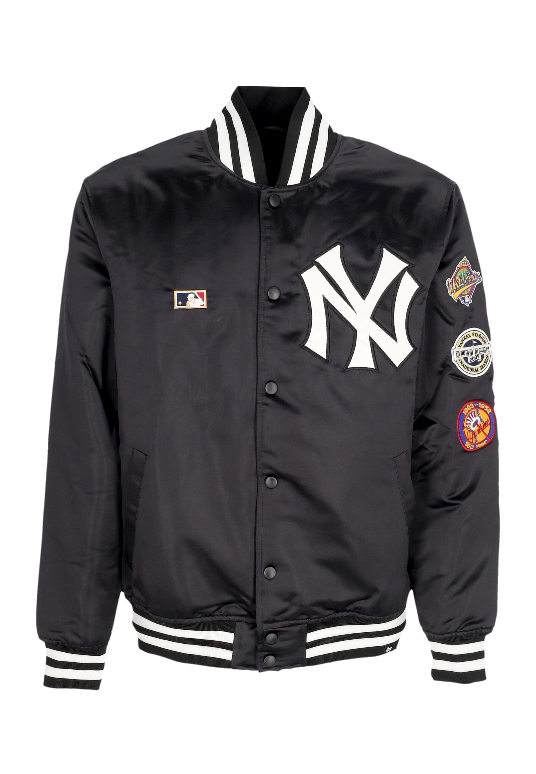 47 BRAND Giubbotto Bomber Uomo Mlb Multi Kingsland Jacket Neyyan Jet Black da uomo in Giacche Drestige - Casamassima, commercioVirtuoso.it