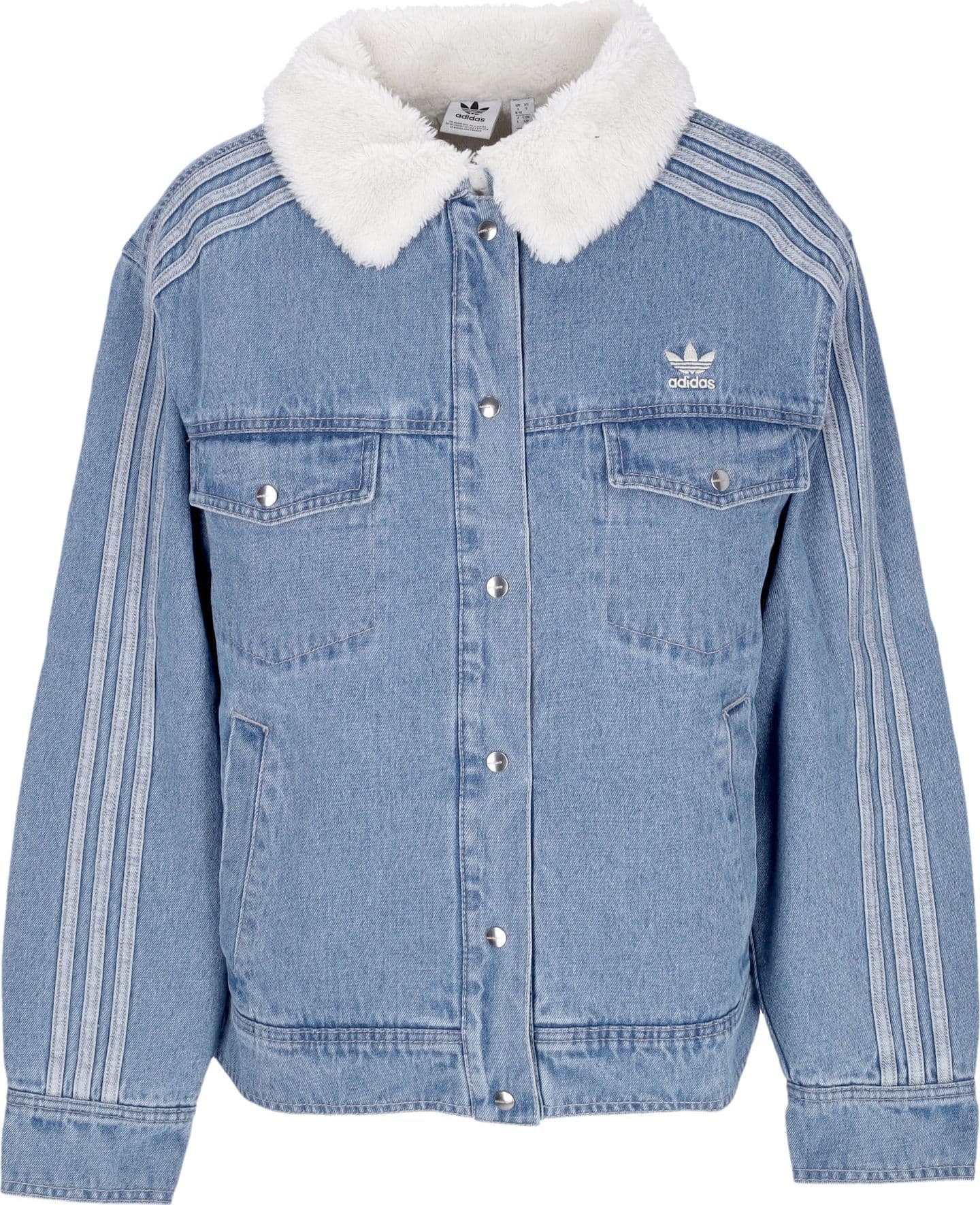 Adidas Giubbotto Jeans Donna W Denim Jacket Clear Blue da donna in Giacche Drestige - Casamassima, commercioVirtuoso.it