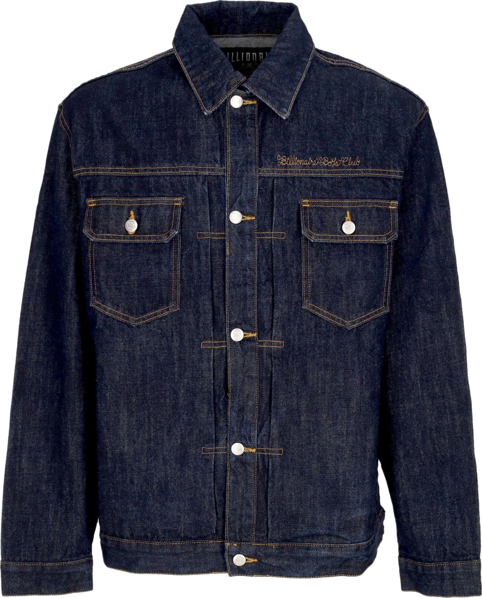BILLIONAIRE BOYS CLUB Giubbotto Jeans Uomo Script Logo Denim Jacket Indigo da uomo in Giacche Drestige - Casamassima, commercioVirtuoso.it