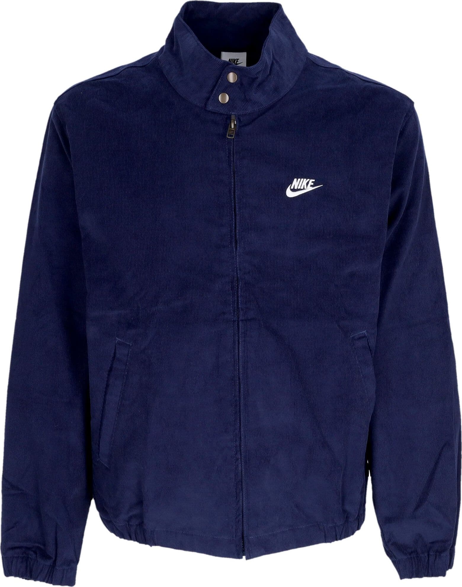 Nike Giubbotto Uomo Club Harrington Corduroy Jacket Midnight Navy/white da uomo in Giacche Drestige - Casamassima, commercioVirtuoso.it