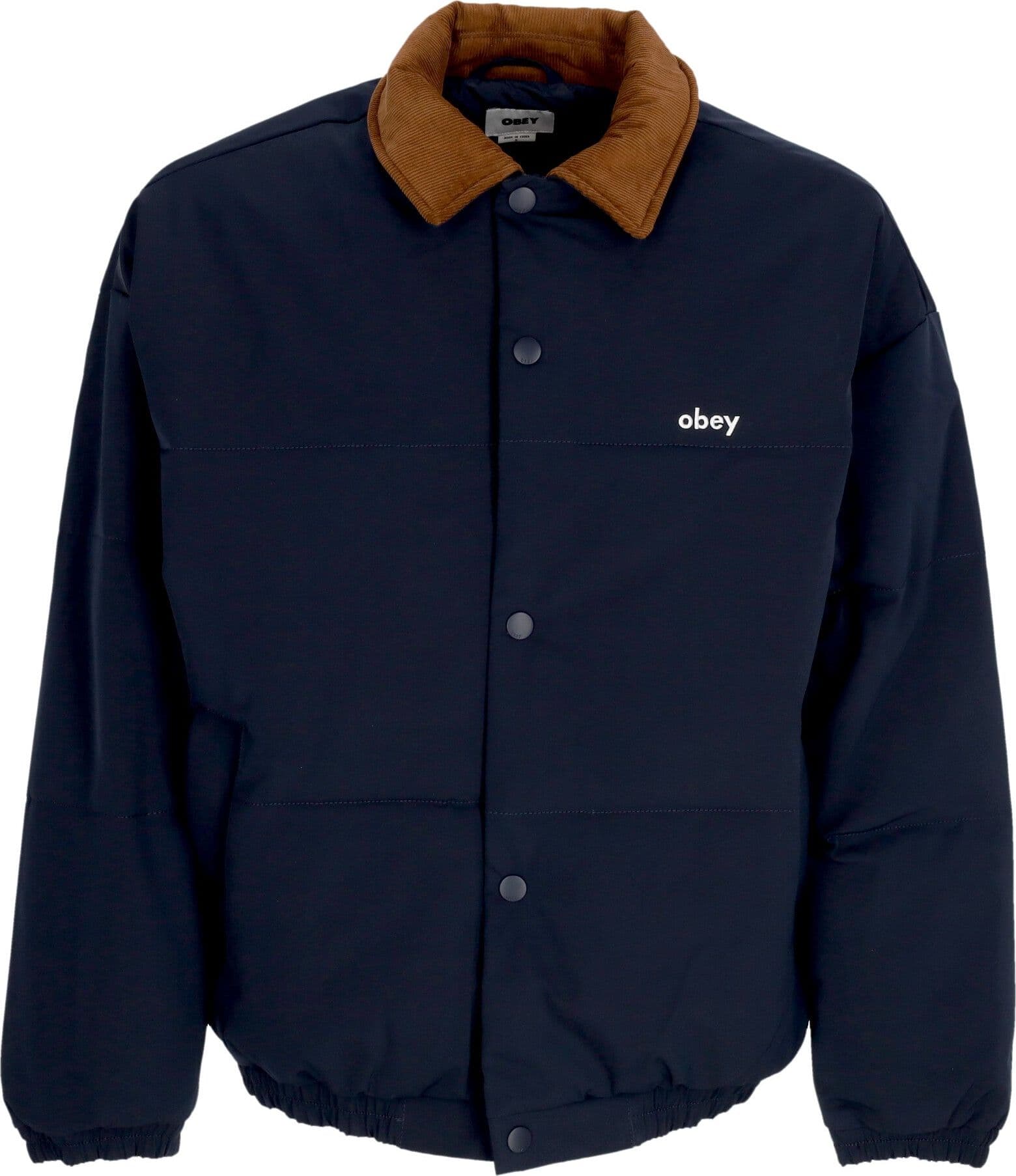 OBEY Giubbotto Uomo Whispers Jacket Dark Navy da uomo in Giacche Drestige - Casamassima, commercioVirtuoso.it