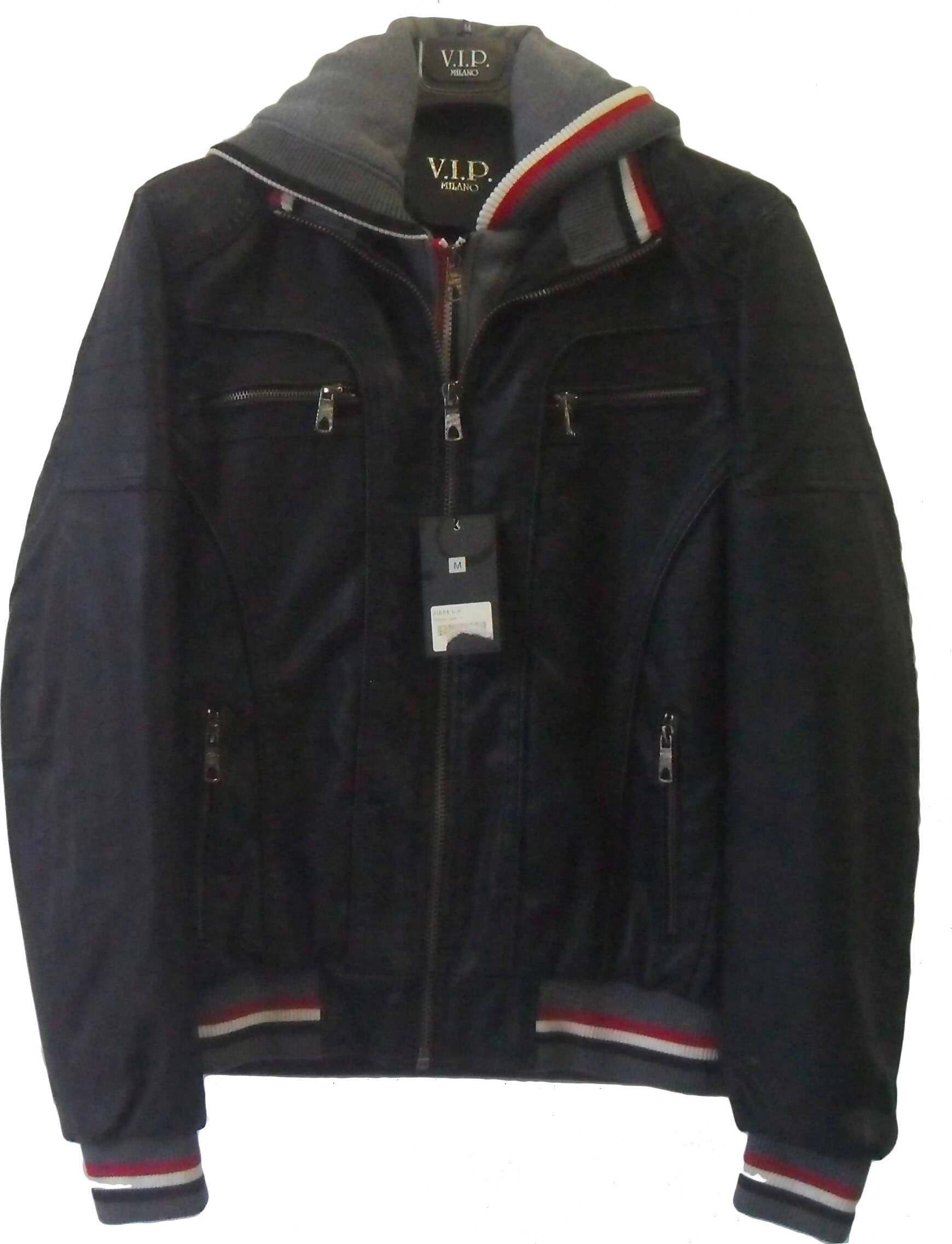 Giubotto da uomo VIP MILANO art. 21551 giubbino sportivo con cappuccio removibile e zip impermeabile giubbino uomo L'Orchidea - Siderno, Commerciovirtuoso.it