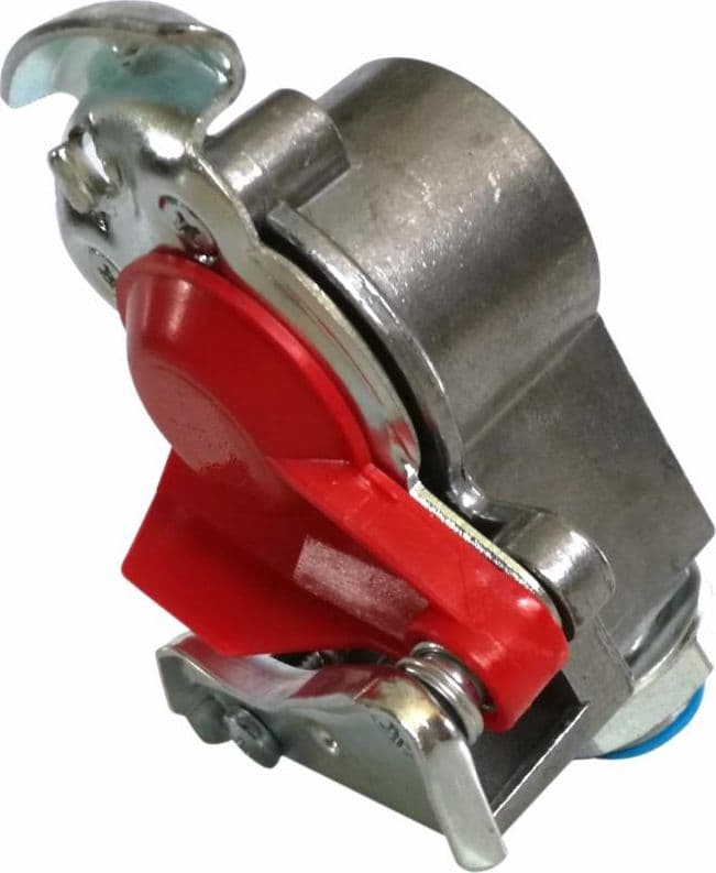 Giunto accoppiamento iso colore rosso con filtro per rimorchi adattabile a Wabco in Giunti di collegamento a sfera GardenStore - Novellara, commercioVirtuoso.it