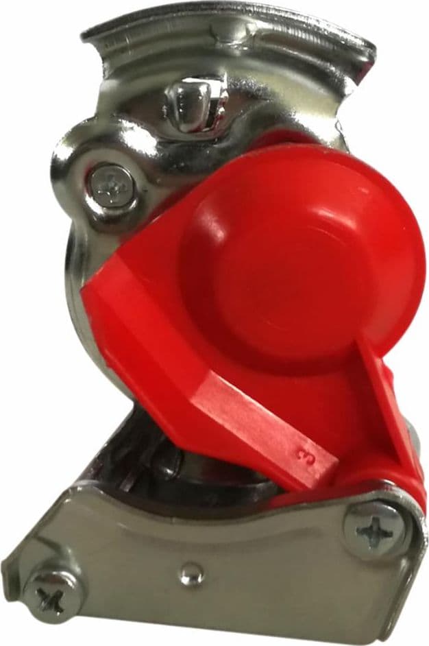 Giunto accoppiamento iso colore rosso per rimorchi adattabile a Wabco in Giunti di collegamento a sfera GardenStore - Novellara, commercioVirtuoso.it