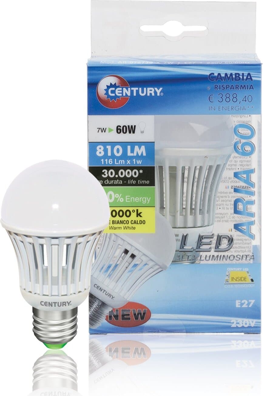 GOCCIA-LED-ARIA-60-7W-E27-3000