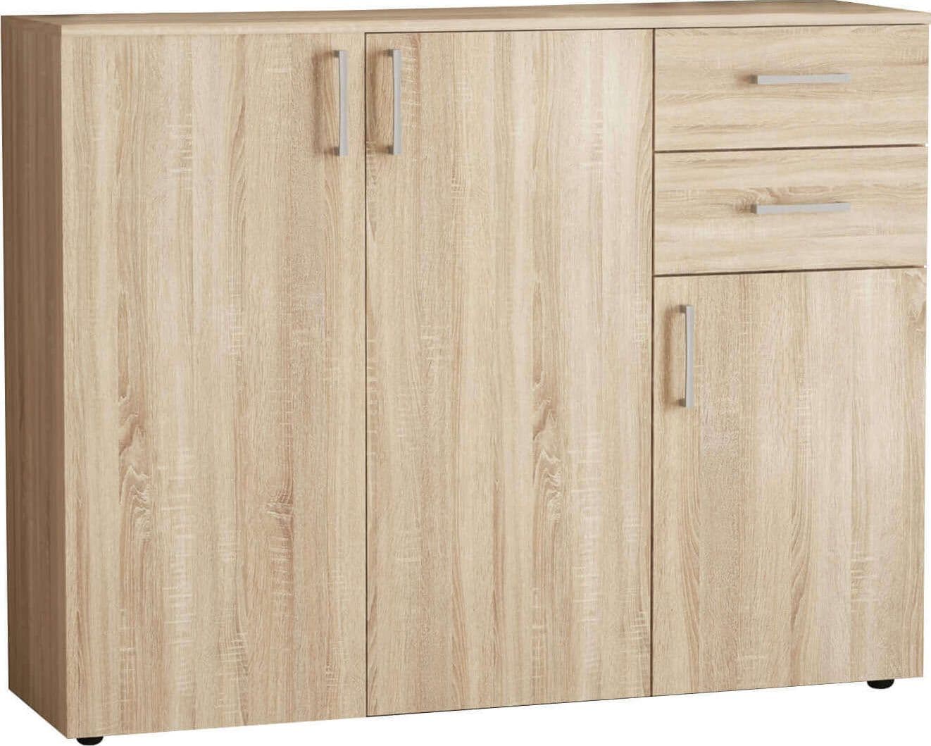 GODWIN---madia-moderna-con-2-cassetti-e-tre-ante-Quercia-Chiaro-Milani-Home