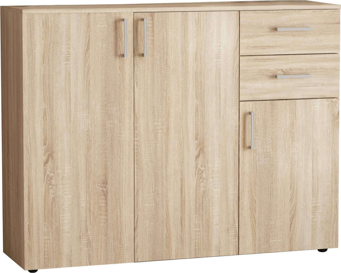 GODWIN---madia-moderna-con-2-cassetti-e-tre-ante-Quercia-Chiaro-Milani-Home