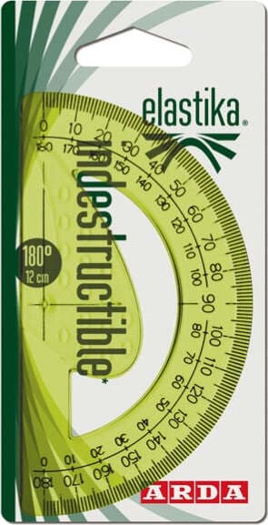 Goniometro serie Elastika - 180gradi - 12cm - Arda Cancelleria e prodotti per ufficio/Archivio ufficio e accessori per scrivania/Strumenti di misura/Goniometri e squadre Eurocartuccia - Pavullo, Commerciovirtuoso.it