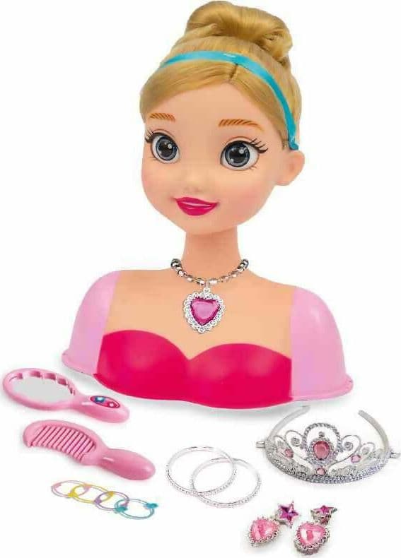 Grandi Giochi - Princess Styling Head, Testa Da Acconciare Con Accessori Inclusi, Gg02997 in Teste da truccare e pettinare Cartoleria Deja Vu - Crotone, commercioVirtuoso.it