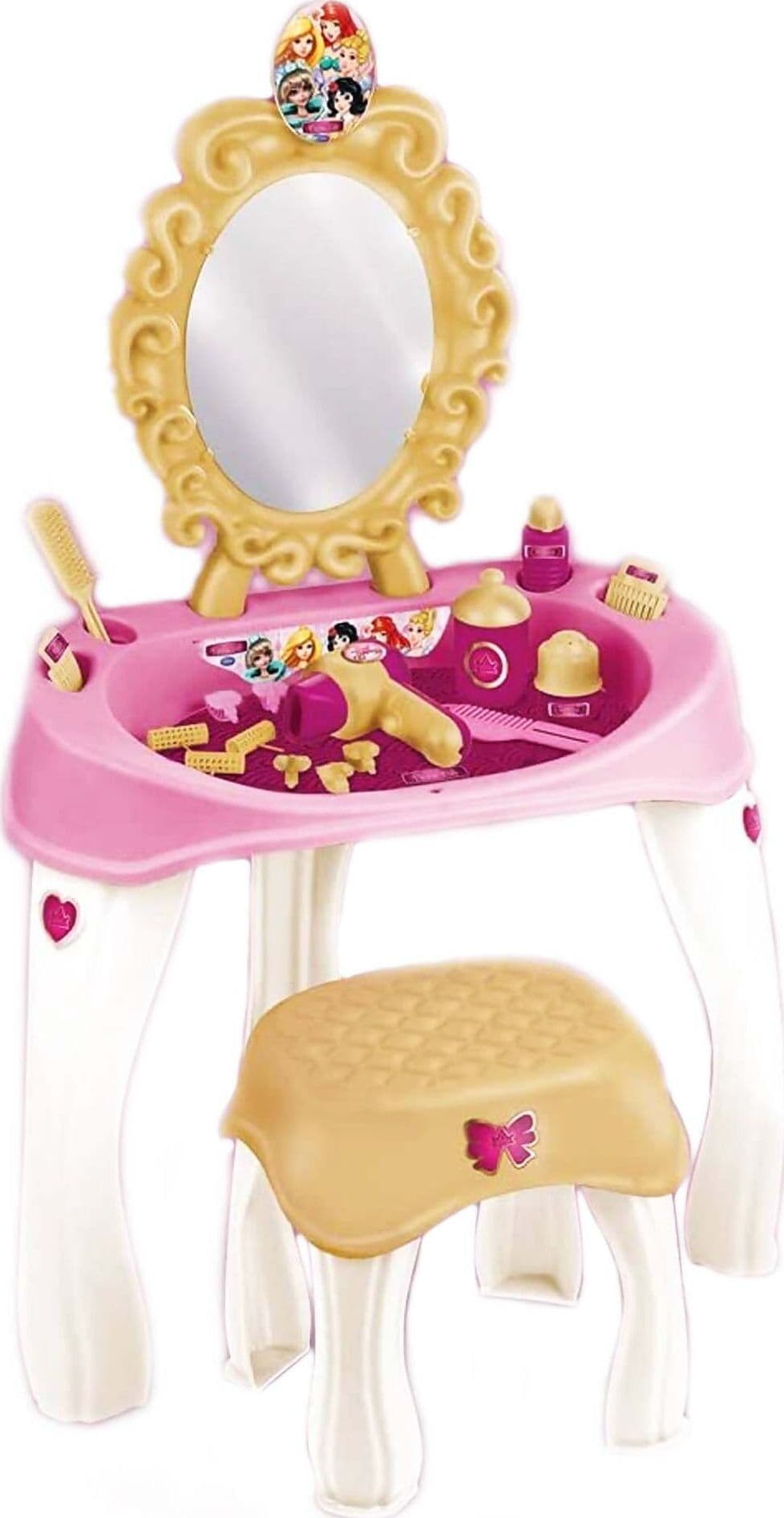 Grandi Giochi Princess Specchiera con Sgabello Giocattolo Bambine 20 Accessori e Adesivi Inclusi Set Trucco Bimba 86cm GG02994 8051362029941 in Mobili Cartoleria Deja Vu - Crotone, commercioVirtuoso.it