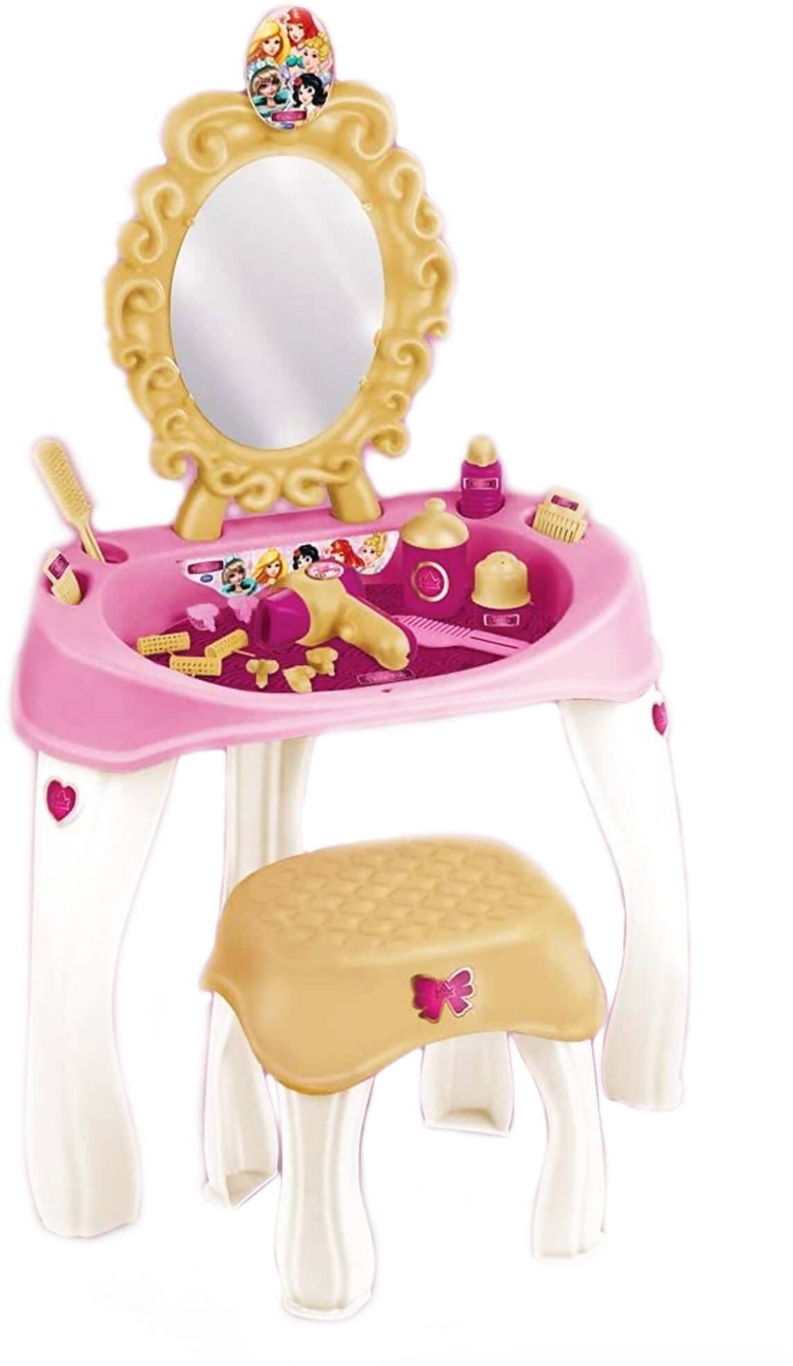 Grandi Giochi Princess Specchiera con Sgabello Giocattolo Bambine 20 Accessori e Adesivi Inclusi Set Trucco Bimba 86cm GG02994 8051362029941 in Mobili Cartoleria Deja Vu - Crotone, commercioVirtuoso.it