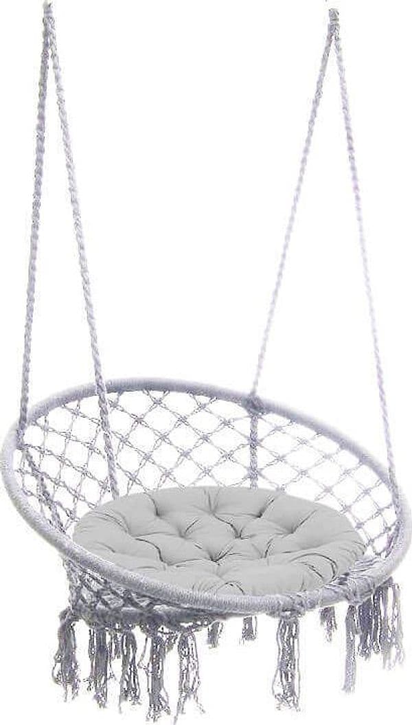 GREDY---sedia-sospesa-rotonda-cm-tondo-80/60x120-h-Grigio-chiaro-Milani-Home