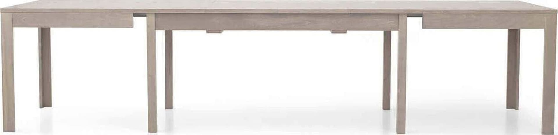 GREGORY - tavolo a consolle moderno allungabile in rovere 90x160/203/246/289/332 Grigio Milani Home