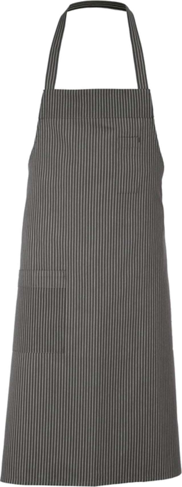 Grembiule Cannes Gessato Grigio Grembiule Cuoco Rigato Puro Cotone in Grembiuli da chef Dresswork - Como, commercioVirtuoso.it